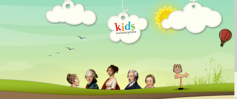 Weimarpedia Kids: die Kinderseite zum UNESCO-Welterbe „Klassisches Weimar“